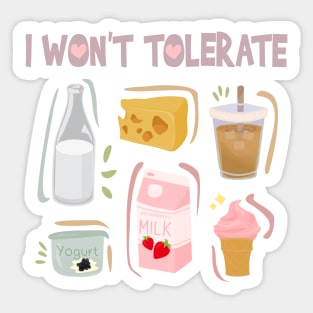 Lactose free Sticker